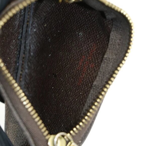 Louis Vuitton Damier Canvas Pochette Cles Key Pouch - Brown - Picture 8 of 16
